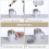 Self Stirring Coffee Mug, 2 Pcs Automatic Adsorbent Travel Stirring Mug, 13.3oz 4