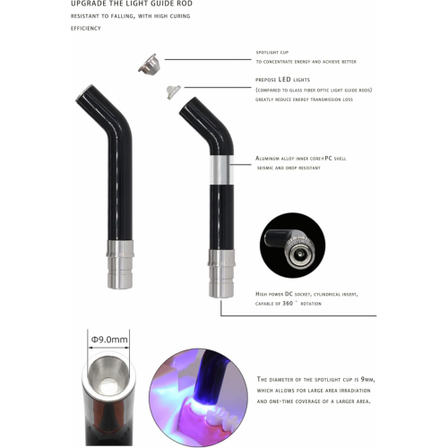 Dental Curing Light Wireless Led Dental Light Curing Lamp Cordless Adjustable 1
