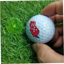 Plastové značky na golfové míčky Značky pro umístění golfových míčků Kulaté Odolné Lehké 100 ks
