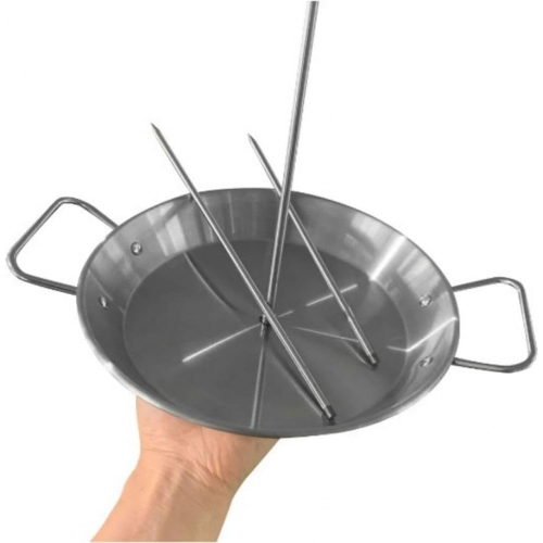 Vertical Cooking Stand Gyros Bbq Grilling Accessory With 3 Removable Spikes 1