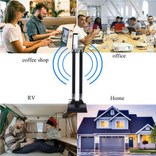 2X 5G CPE-Routerantenne LTE SMA-Steckerantenne High Gain 46DBi 5G Externes Verlängerungskabel Magnetfußantenne