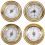 st båtbarometer klocka termometer hygrometer väderstation set väggmontering typ mässing för C 5