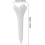 Plastic Golf Tees for Enhanced Durability and Minimized Side Rotation 2