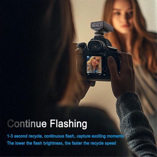 Universal Hot Shoe Camera Flash GN10 5600K Camera External Mini Photography Flash for /// 2