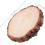 2 discos redondos de madera de corteza natural sin acabado 2