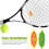 2Pcs Tennis Racket Silicone Vibration Dampener Long Design Shock Absorber 5