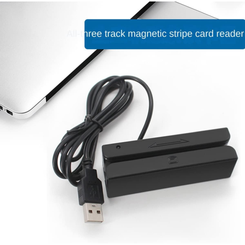 MSR90 USB μαγνητική λωρίδα ανάγνωσης καρτών, μίνι σαρωτής 3 κομματιών, για USB PC 2
