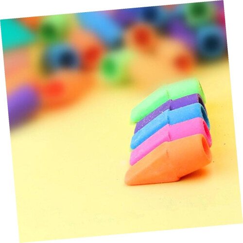100 bunte Radiergummis für Schüler, sortiert aus TPR-Material 2