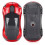 2X Wireless Mouse Car Mouse Wireless Mouse Car Shape Ergonomic Optical Cordless Mice with USB Receiver Mause 3