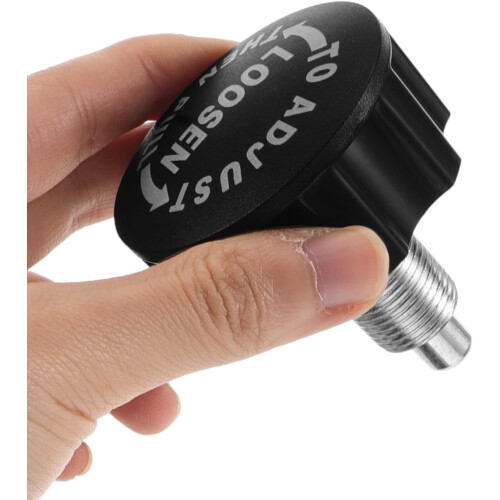 Replacement Pull Pin Spring Knob 18mm Thread 10.0mm Rod Black Adjustment Knob