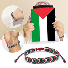 Palestina-armbånd Håndlagde vennskapsarmbånd fra landet Redd Gaza