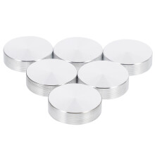 6St Aluminium Ronde Schijven Adapter Voor Glazen Tafels