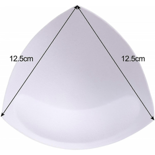 Bra Pads Bikini Pad Bra Inserts Push-up Pad, 3 Colors, Triangle Shape, Black 2