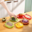 Silicone Fruit Storage Box, Set of 4 Reusable Storage Containers Compatible with Fridge Tw 4