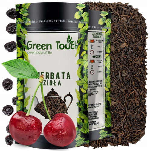 Sort te pu-erh Kirsebær i rom 50g