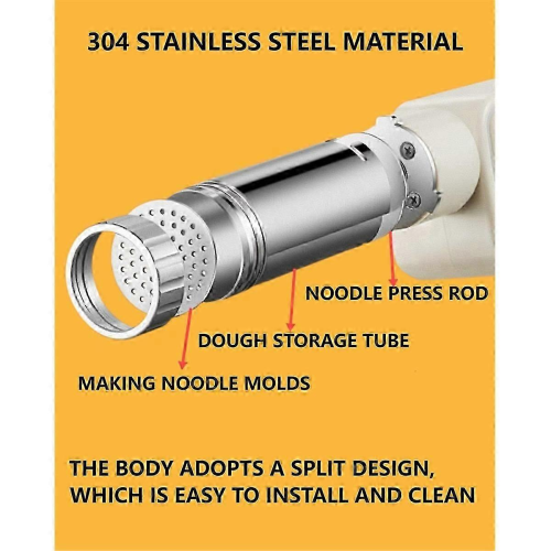 Electric pasta maker for home, handheld wireless noodle machine with dough roller 2