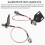 2X Draadloze Microfoonontvangerantenne-Uitbreidingsinterfacebord met Kabel 6