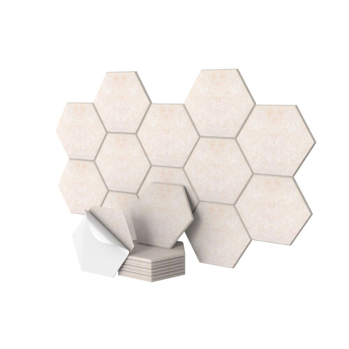 Hexagon Acoustic Panels, Self-Adhesive, Noise Reduction 1