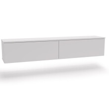RTV-skab Nicole 160 cm - farve hvid