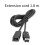 4Pcs 1.8M Game Extender Cord Extension Cable for 2017  SNES Classic  Controller for NES  Controller Black 7