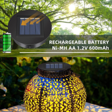 Paquete de 2 tapas de repuesto para faroles solares, faroles solares redondos impermeables de repuesto