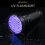 Μαύρος φακός UV - 100 LED υψηλής ισχύος, εφέ πλημμύρας 30 ποδιών - Επαγγελματι 4