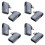 8Pcs OTG Adapter for Fire TV Stick 90 Degree Left/Right Angle Micro-USB to USB OTG Adapter for Android Phone Tablet 1