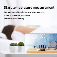 Travel Scale For Body Weight Small Portable Body Weight Scales Digital Bathroom Mirror Scale Mini Electronic Scale For Personal Health Usb