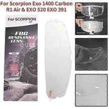 (Anti fog clear) for Exo 1400 R1 Exo 520 391 Motorcycle Visor Replacement Uv Faceshield Lens