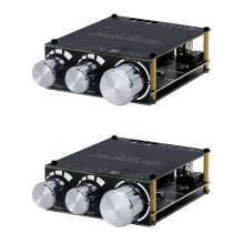 2X 5.0 100W+100W Power Subwoofer Amplifier Board 2.1 Channel Class D Home Audio Stereo Equalizer Amp XY-T100L