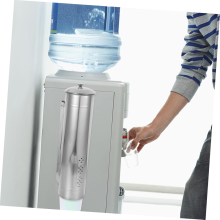 Stainless Steel Paper Cup Dispenser Punch Free Disposable Cup Holder Wall Mounted Cup Holder