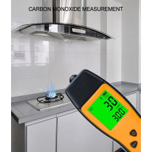 Détecteur de monoxyde de carbone portable, détecteur de fuites de CO 80 dB, analyseur de gaz CO