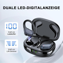 Écouteurs intra-auriculaires Bluetooth 5.3 BX-17 avec microphone - Noir