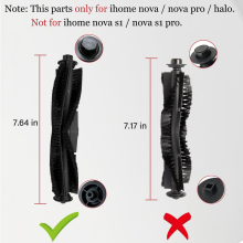Couvercle de brosse principale compatible avec les pièces détachées pour aspirateur robot Ecovacs DEEBOT N9+/U2