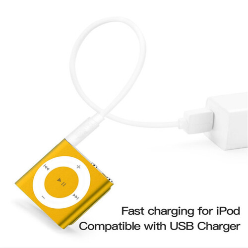 2X Suitable for  SHUFFLE Data Cable USB Mp3 Charging 3, 4, 5, 6 7Th Generation Charger Wire 1