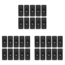 30Pcs AC125V 3A 250V 6A Black /OFF in Cord Switches for Bedroom