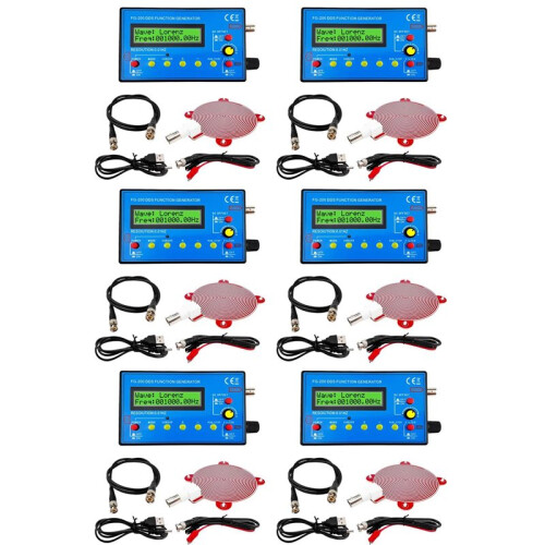6X FG200 DDS Function Signal Generator Counter 0.01Hz-500KHz Signal Source Module Sine+Square+Sawtooth Waveform