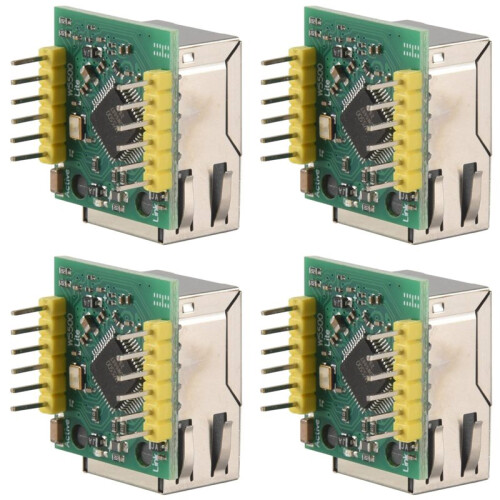 4X W5500 Ethernet-Netwerkmodule SPI-Interface Ethernet/TCP/IP-Protocol Compatibel WIZ820Io