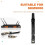 3X Wireless Handheld Microphone Battery Compartment Replacement for SKM9000 7