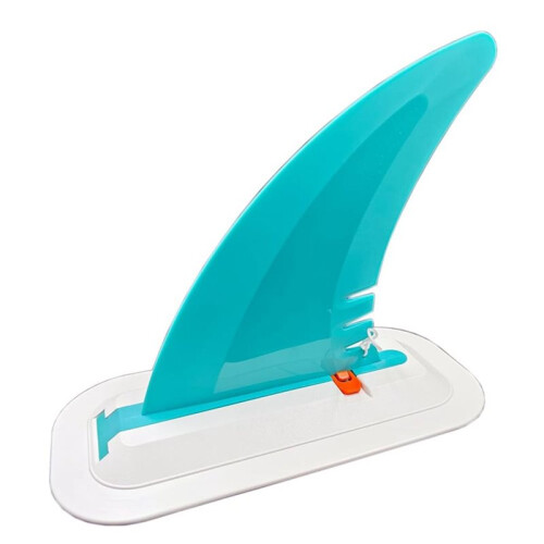 Fins de Surf Infláveis para Prancha de Stand  Paddle de 7 Polegadas, Fins Centrais Únicos com Base, para Prancha Longa de Stand  Paddle e Prancha