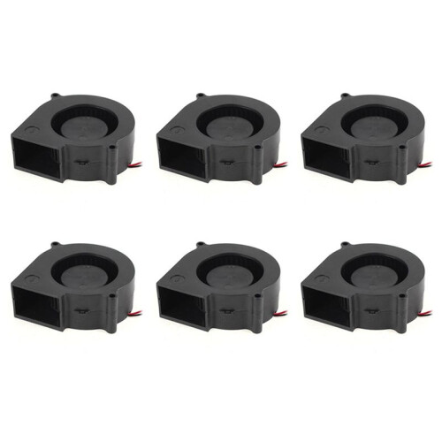 6st 75 mm X 30 mm 2-Pins  12 V Borstelloze Ventilator PC Computer Koelventilator