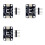 3X SHT45 Temperature and Humidity Sensor Module I2C Communication for STEMMA QT/Qwiic 1