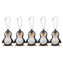 5X 32GB Novelty Cute Baby Penguin USB 2.0 Flash Drive Data Memory Stick Device - Black and White