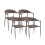 Pack 4 sillas de exterior Eina 7