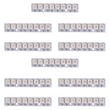 10pcs 8 X WS2812B 5050 RGB Driving LED Lights Board Strip Built-in Full-Color for NAZE32 CC3D