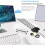 5X USB  Shared Controller Adapter 4 Inputs 4 Outputs for Laptop Computer Printer Keyboard Mouse Monitor 4