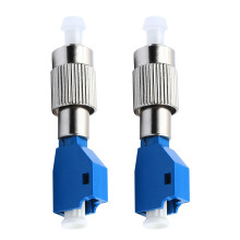 2St Fiber Optic Converter Fc Male Lc Female Met Metalen Frame