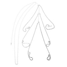 1Crystal Thigh Chain Chic Lijf Ketting Met Kristallen Dames