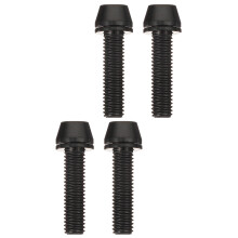 4St Titanium Inbusboutset Voor Fietsstuur En Accessoires Zwart