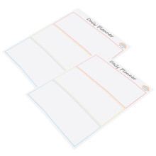 2St Compact Magnetisch Whiteboard Voor Notities En to-Do Lijst
